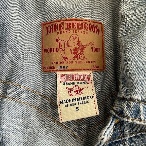 True Religion 'Jimmy' Denim Jacket Size S - Picture 4 of 5